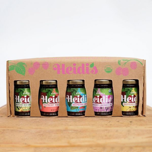 Heidi's Organic Raspberry Jam - Full Sampler Set 3oz